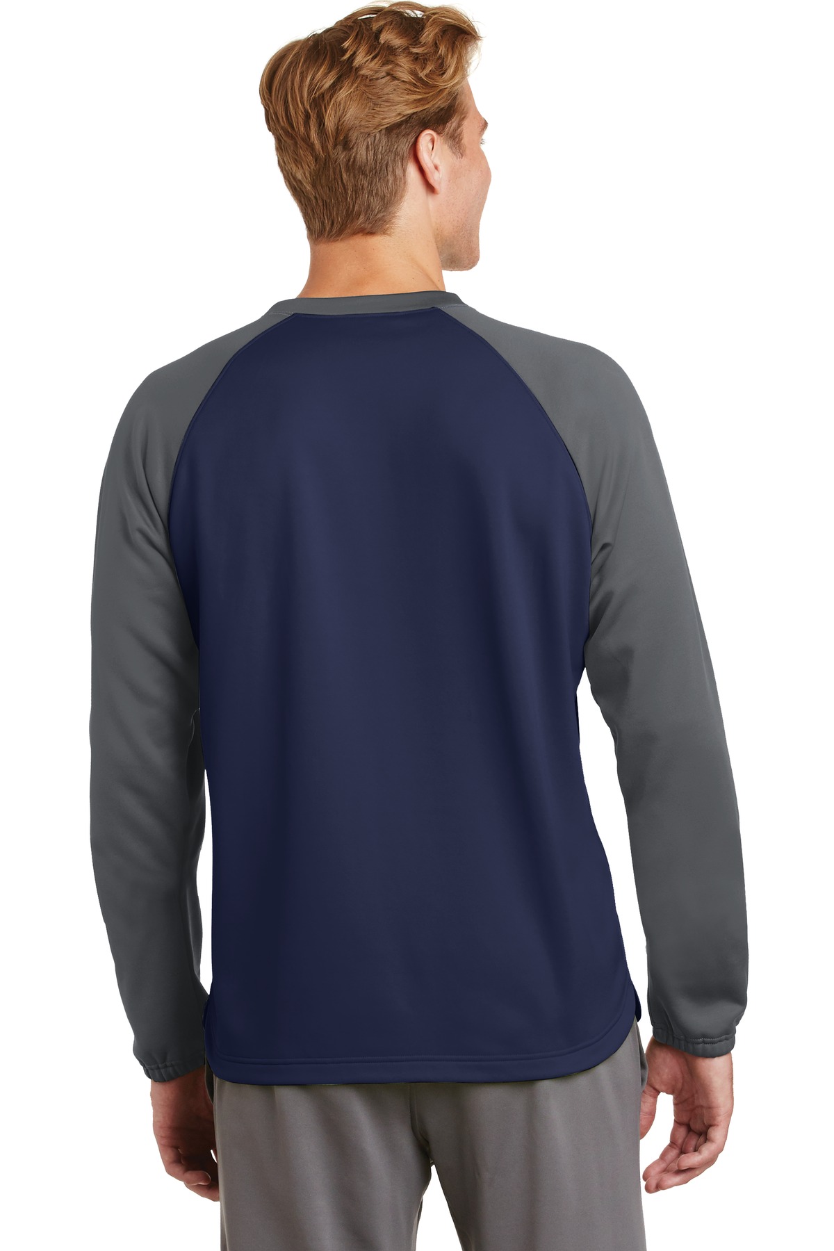 Sport-Tek ST242 Navy / Dark Smoke Gray