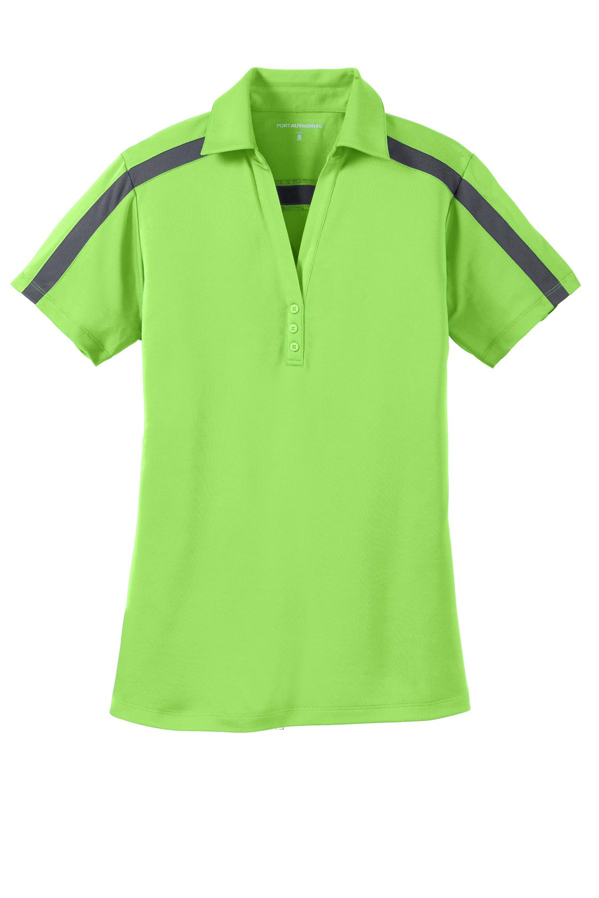 Port Authority L547 Lime / Steel Gray
