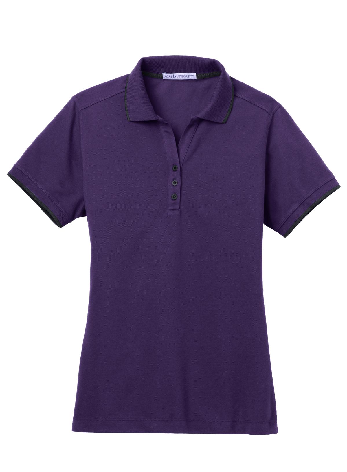 Port Authority L454 Bright Purple / Classic Navy