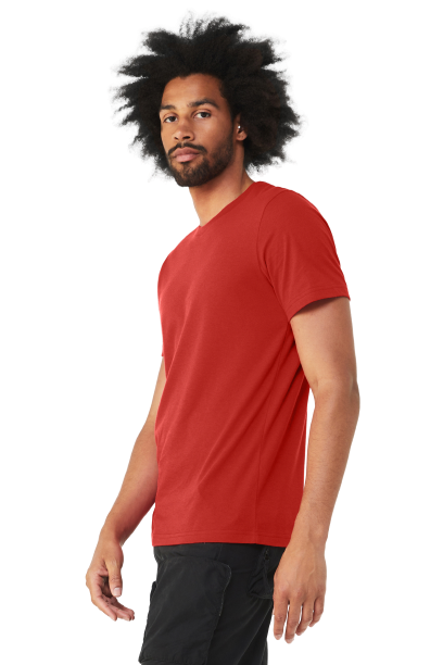 Bella + Canvas 3001CVC Solid Red Blend