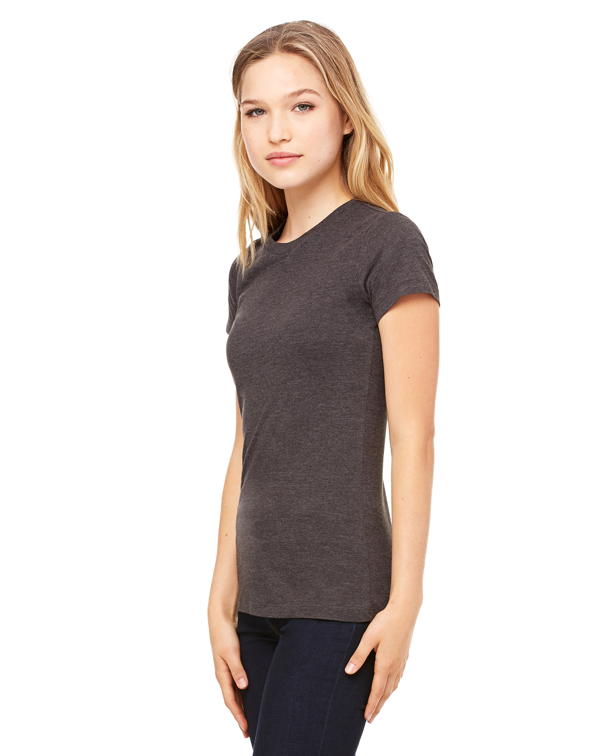 Bella + Canvas 6004 Heather Dark Gray