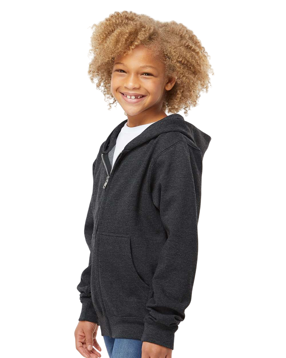 Independent Trading SS4001YZ Charcoal Heather