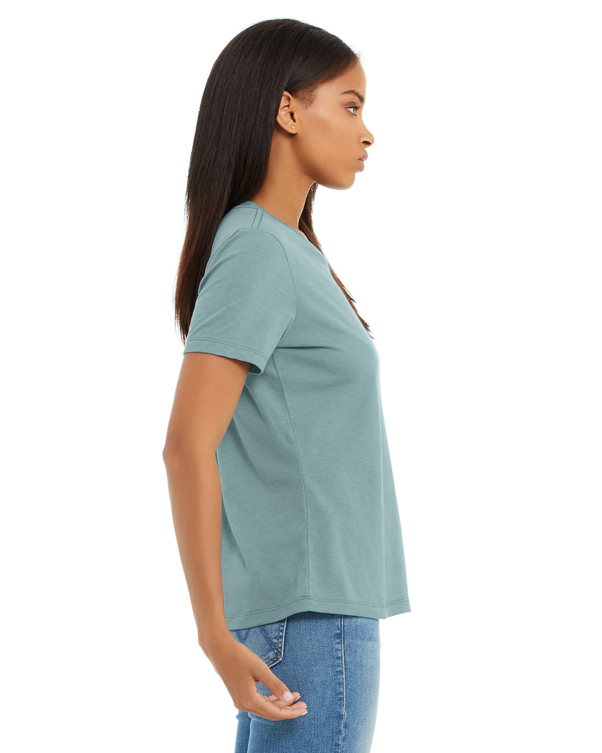 Bella + Canvas 6400CVC Heather Blue Lagoon