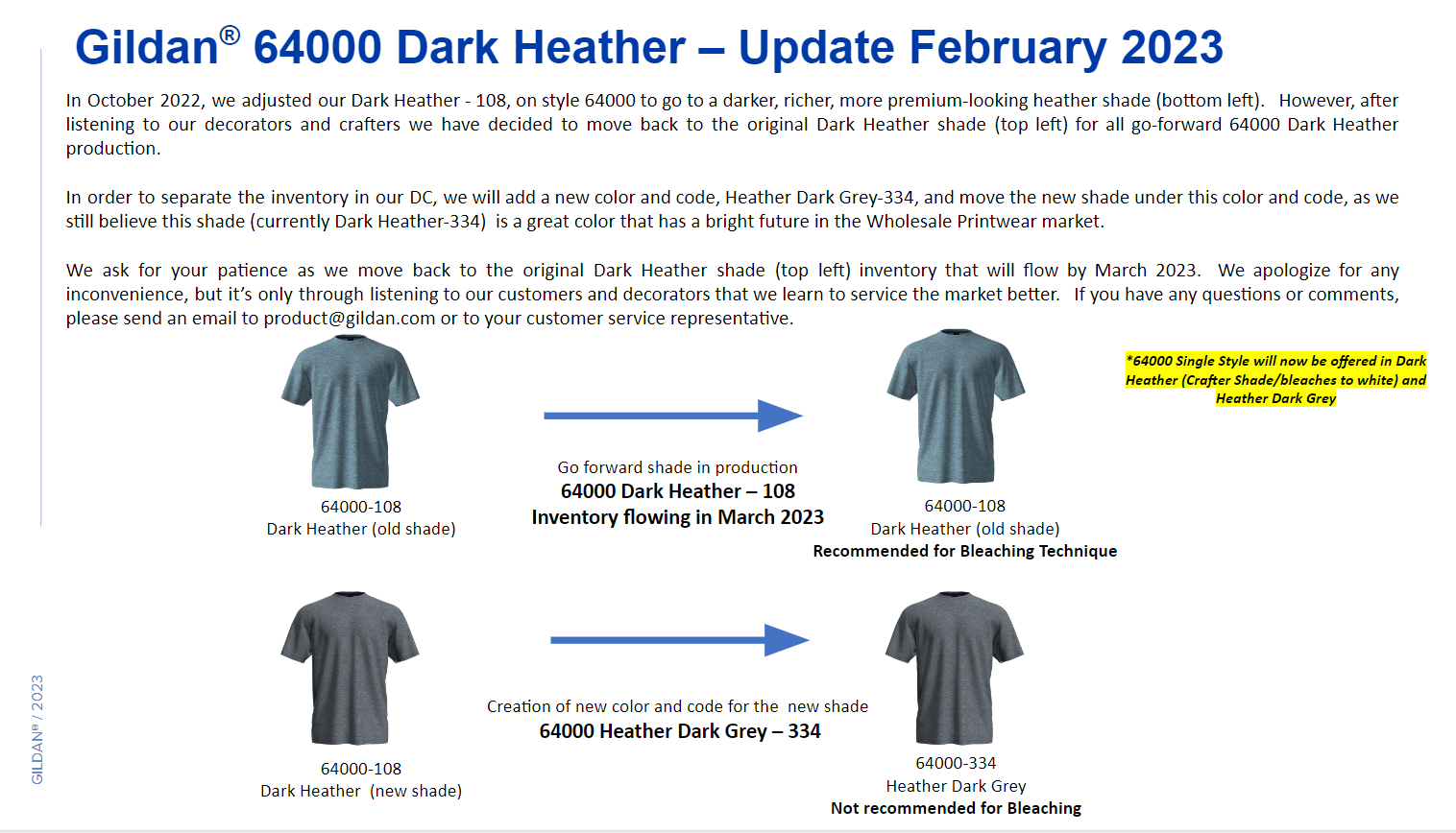 Gildan G640L Dark Heather