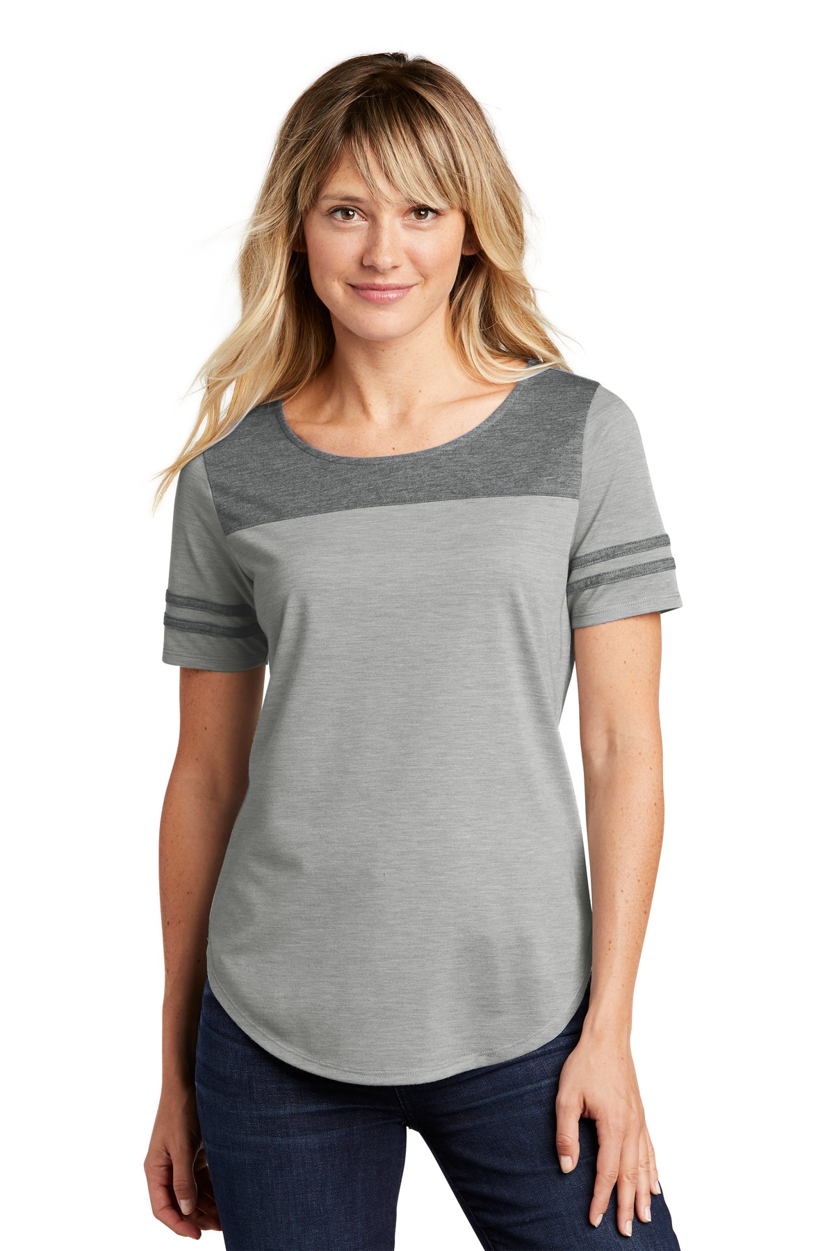 Sport-Tek LST403 Dark Gray Heather / Light Gray Heather