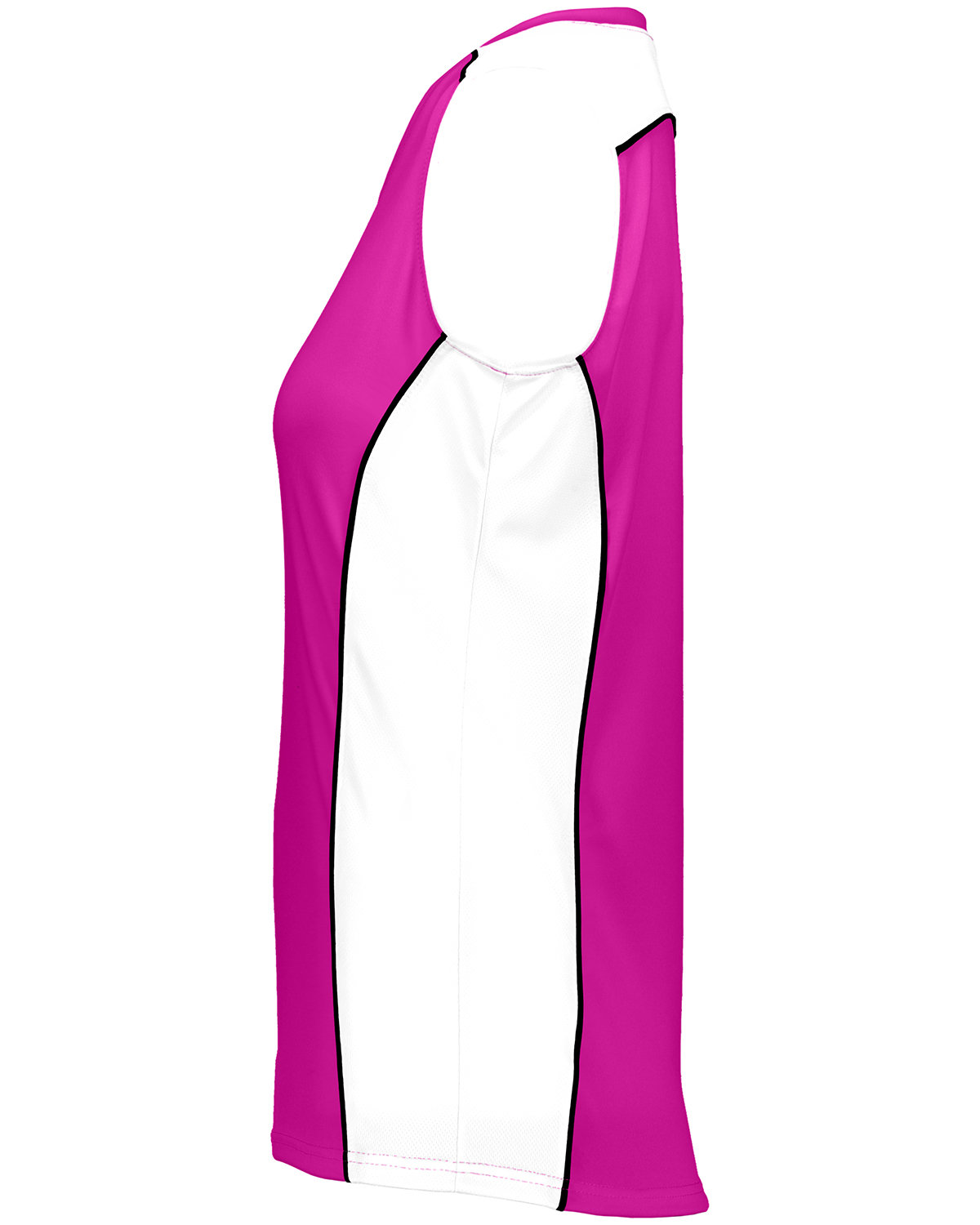 Augusta Sportswear 1676 Pow Pink / White / Black