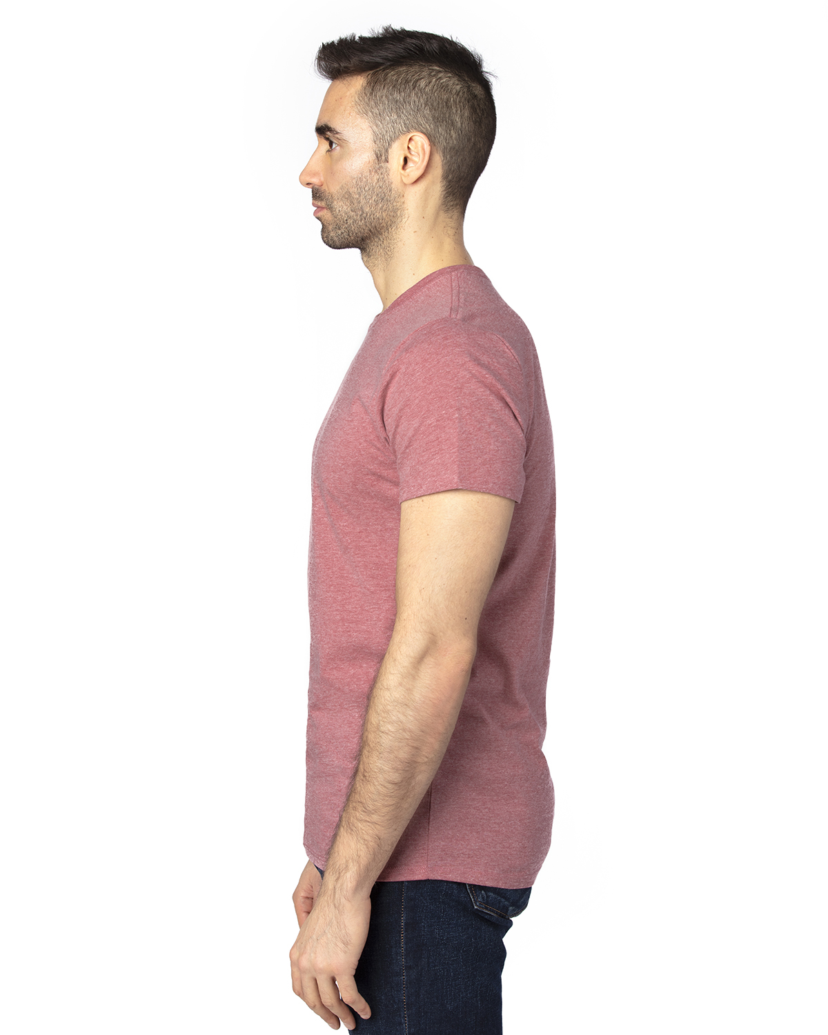 Threadfast Apparel 100A Maroon Heather