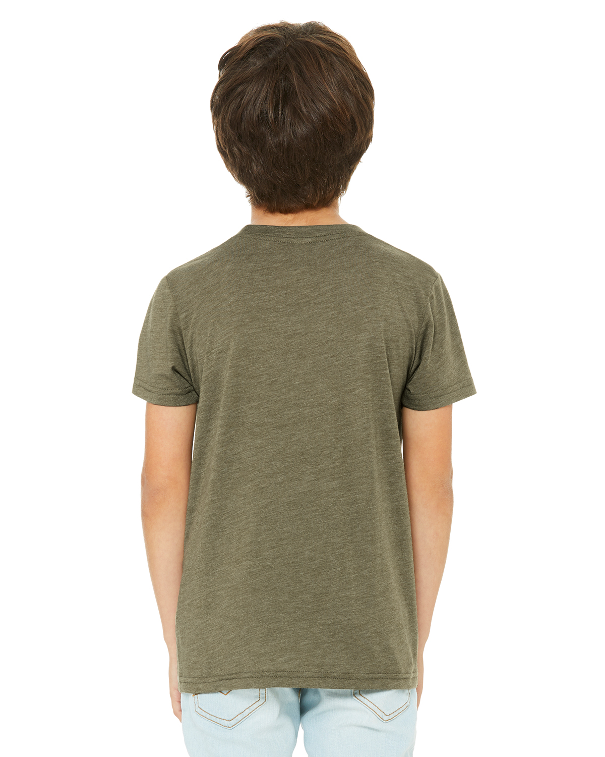 Bella + Canvas 3413Y Olive Triblend