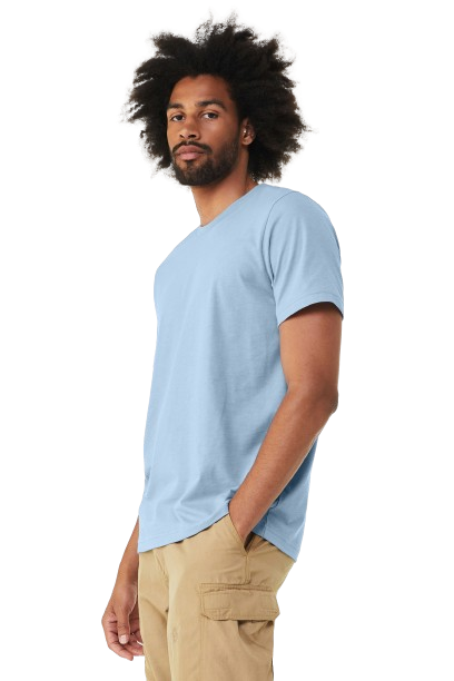 Bella + Canvas 3001CVC Heather Baby Blue