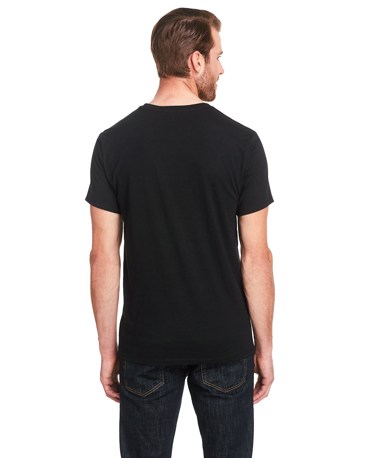 Threadfast Apparel 102A Solid Black Triblend