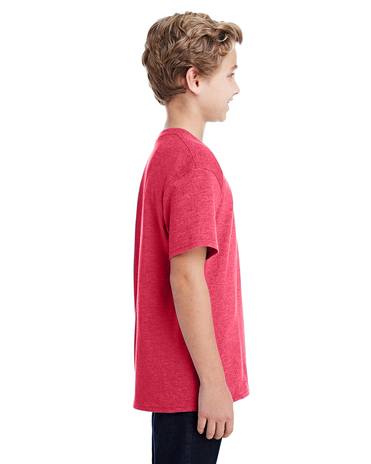 Gildan G800B Heather Sport Scarlet Red