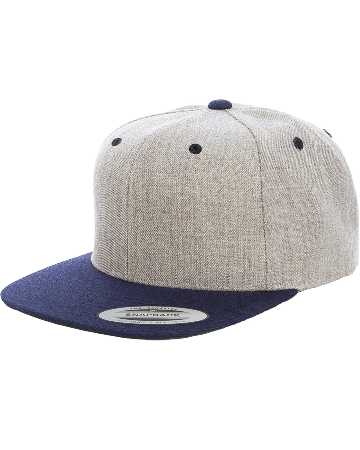 Yupoong 6089MT Heather / Navy