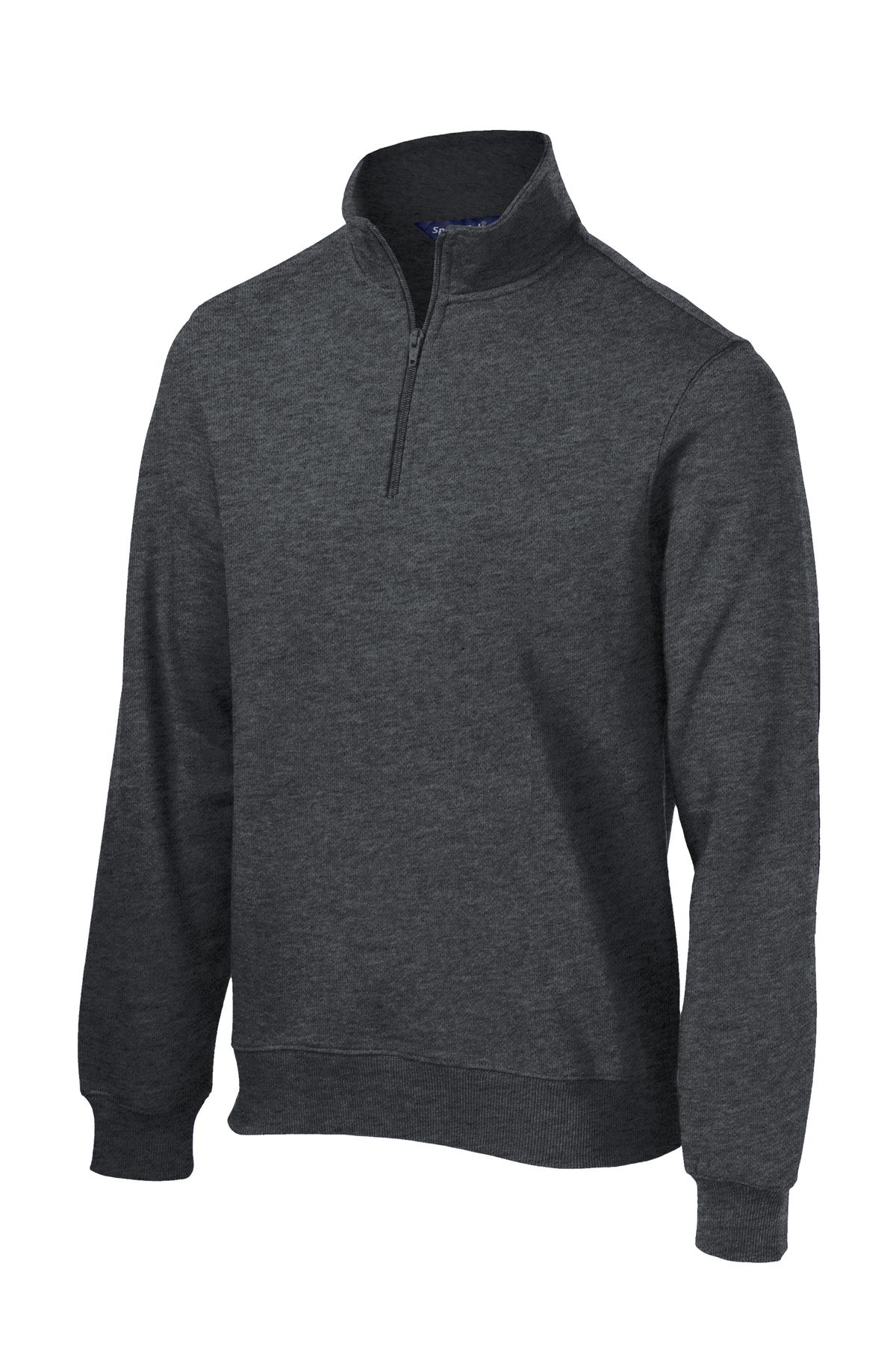 Sport Tek 1/4 Zip Sweatshirt St253 Graphite Heather | Jiffy