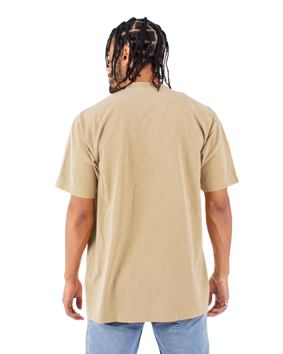 Shaka Wear Garment Dyed Crewneck T Shirt Shgd Oatmeal | Jiffy