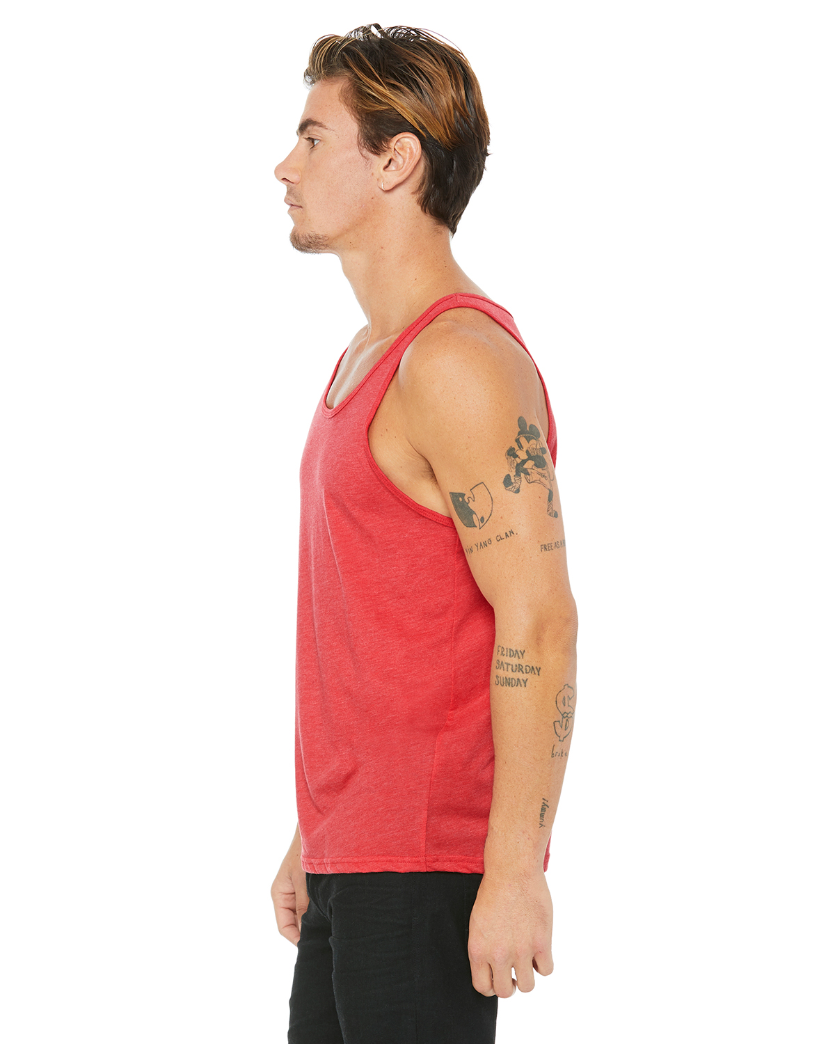 Bella + Canvas 3484BC Red Triblend