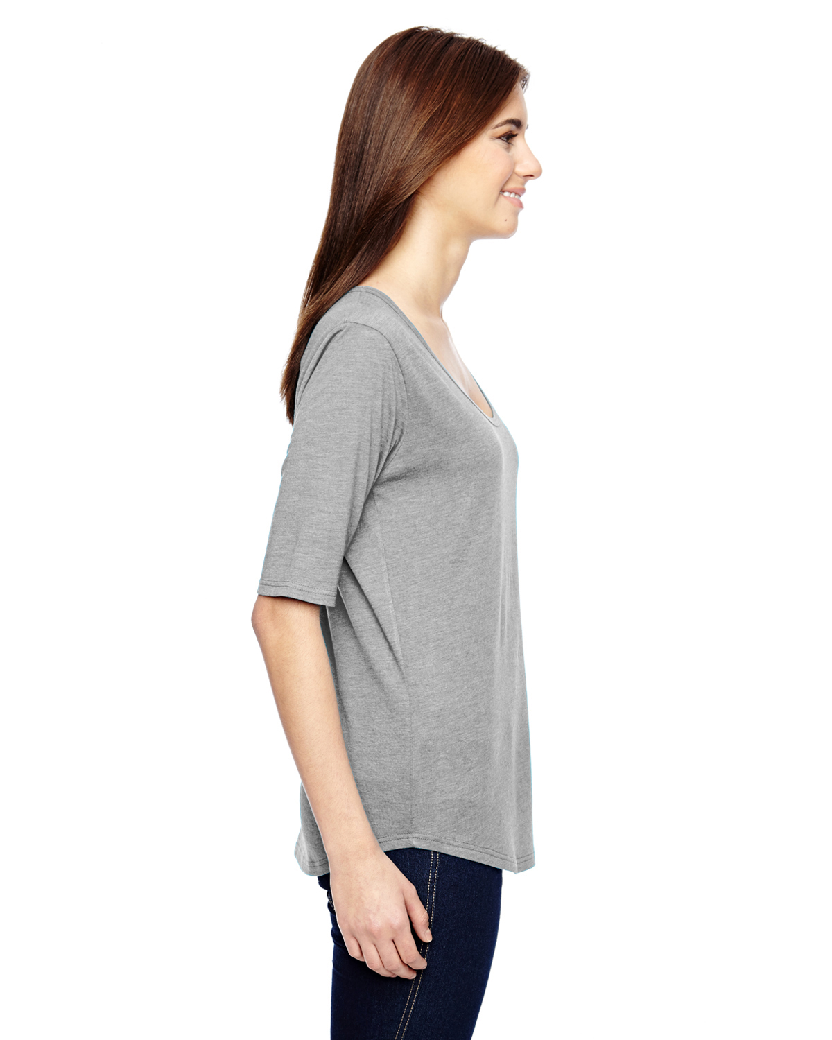 Anvil 6756L Heather Gray