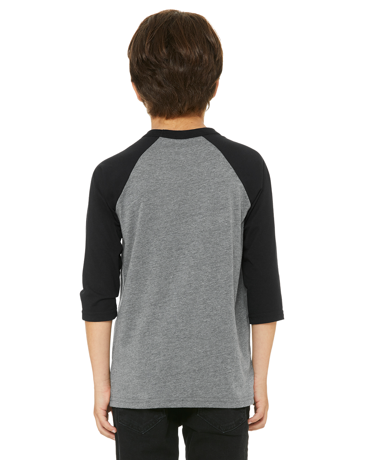 Bella + Canvas 3200Y Heather Deep / Black