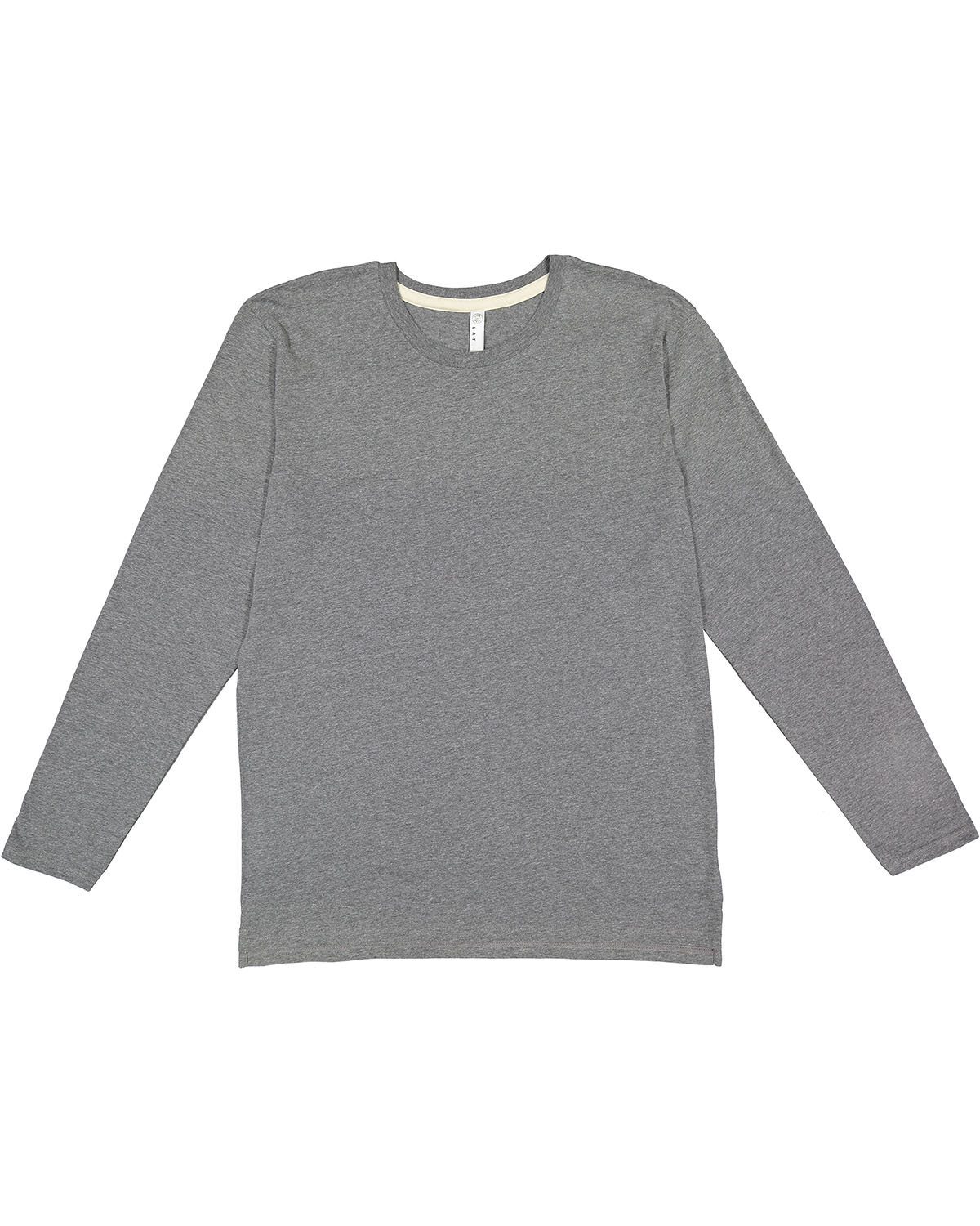 Lat Forward Shoulder Long Sleeve Fine Jersey Tee 6918 Granite