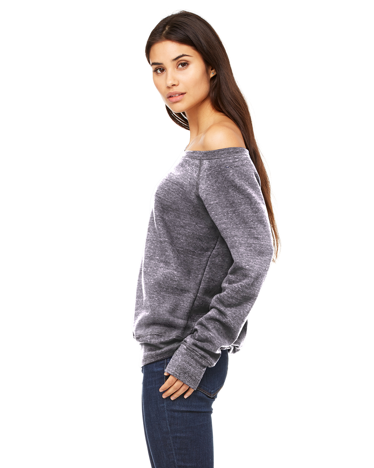 Bella + Canvas 7501 Gray Acid Fleece
