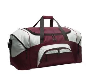 Port Authority BG99 Maroon / Gray