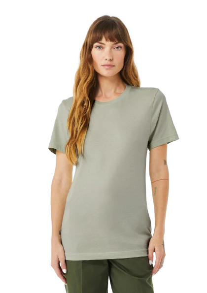 Bella Canvas Unisex Kurzarm T-Shirt Baumwolle Wärme übertragung Dtg Logo Siebdru