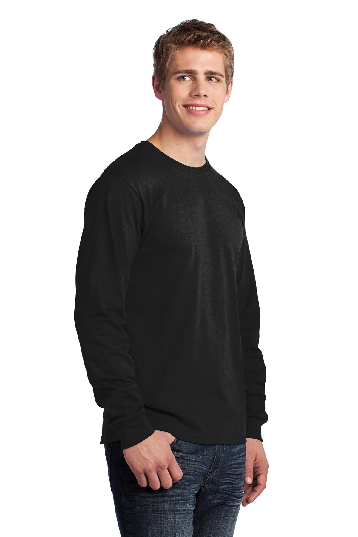 Port & Company PC54LS Jet Black