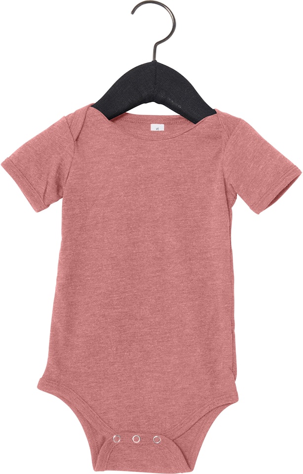 Bella Canvas Infant Jersey Short Sleeve One Piece 100 B Heather