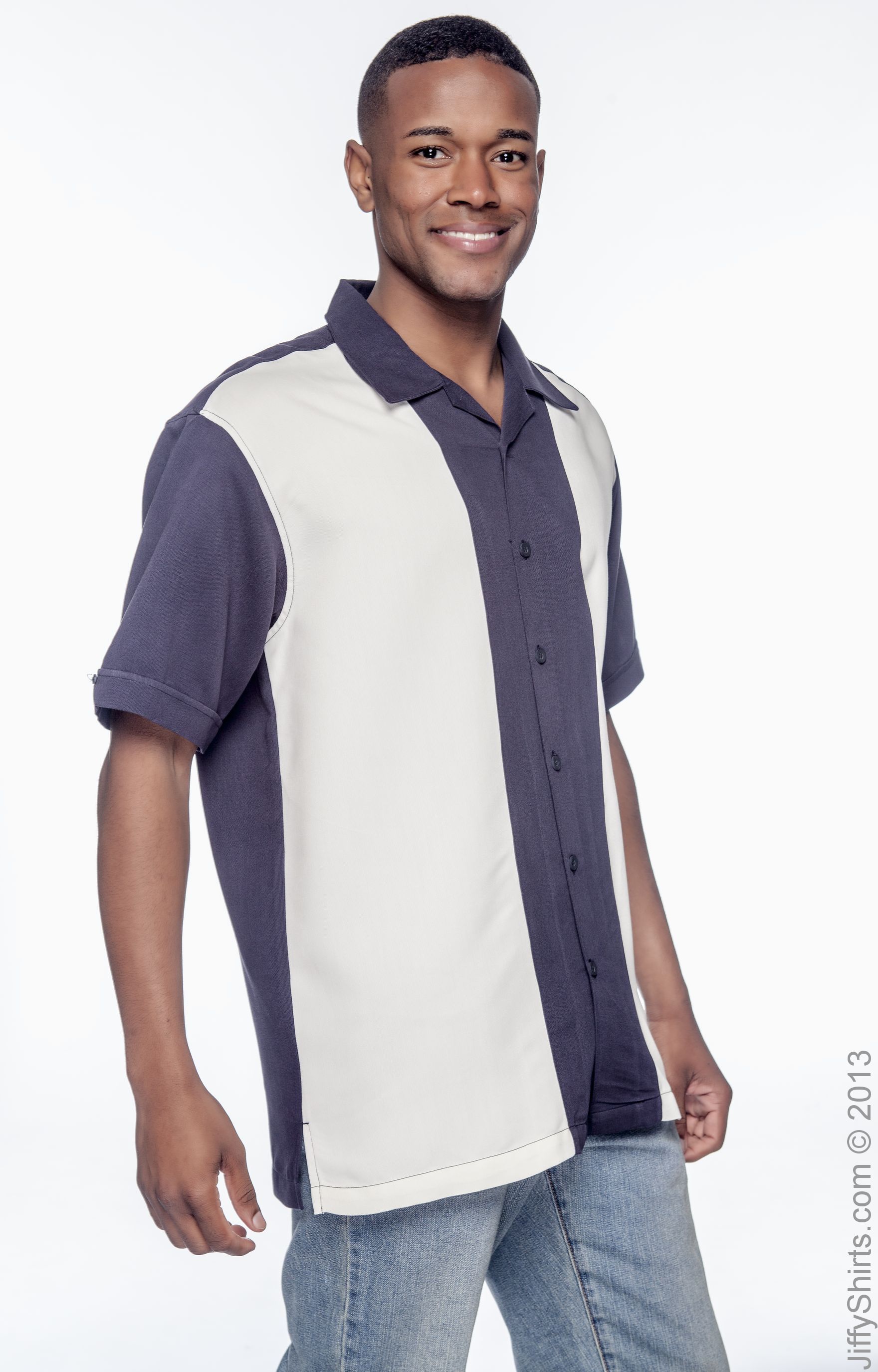 Harriton M575 Navy / Creme