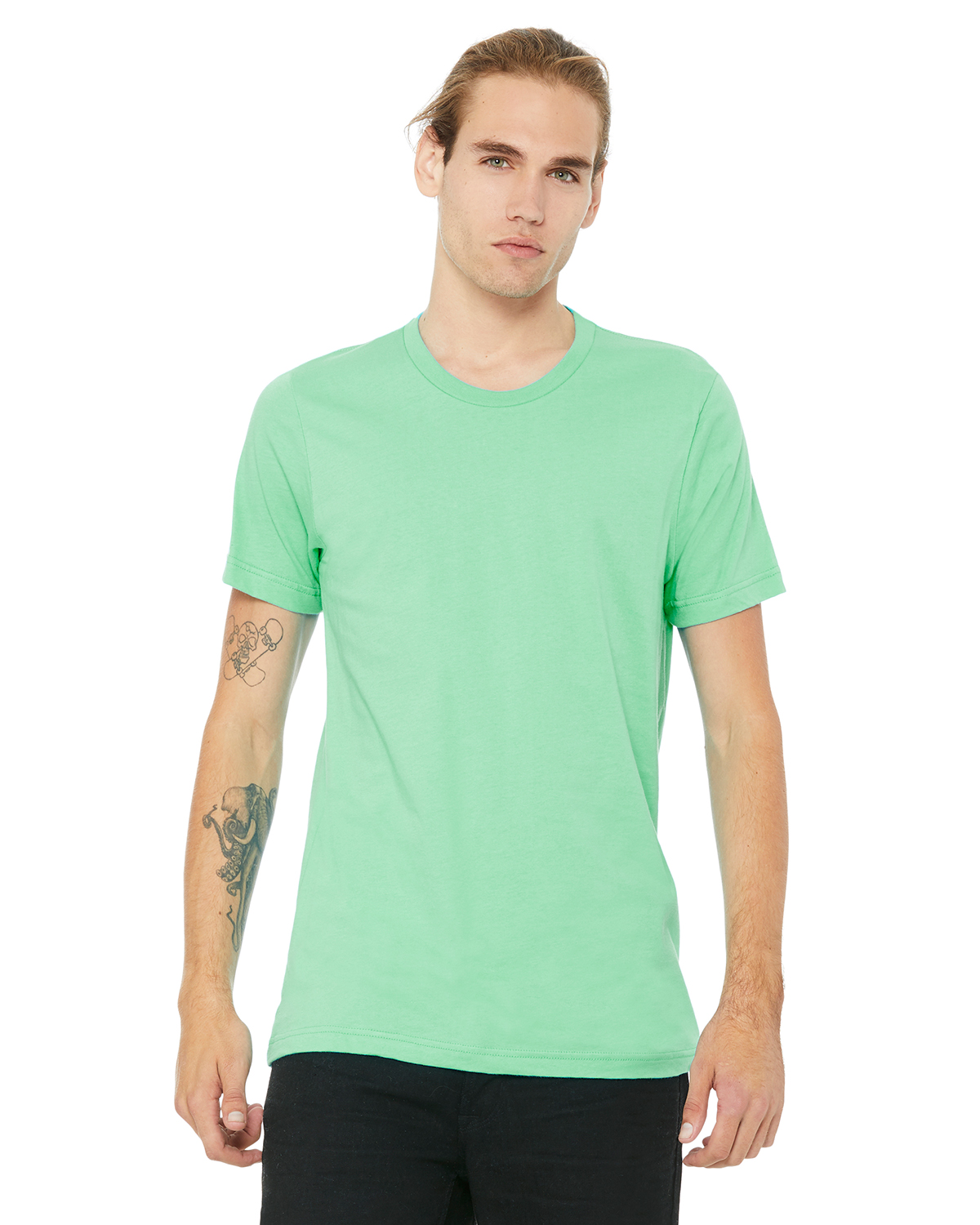 Bella Canvas 3001c Mint Unisex Jersey T Shirt | Jiffy Shirts