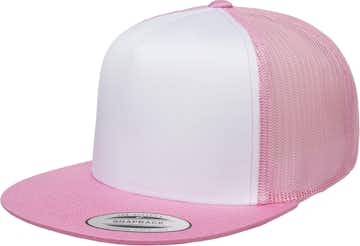 Yupoong 6006W White / Pink
