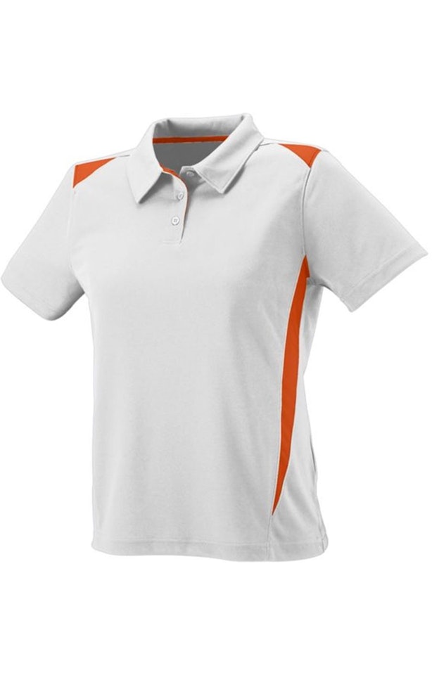 Augusta Sportswear 5013 White / Orange