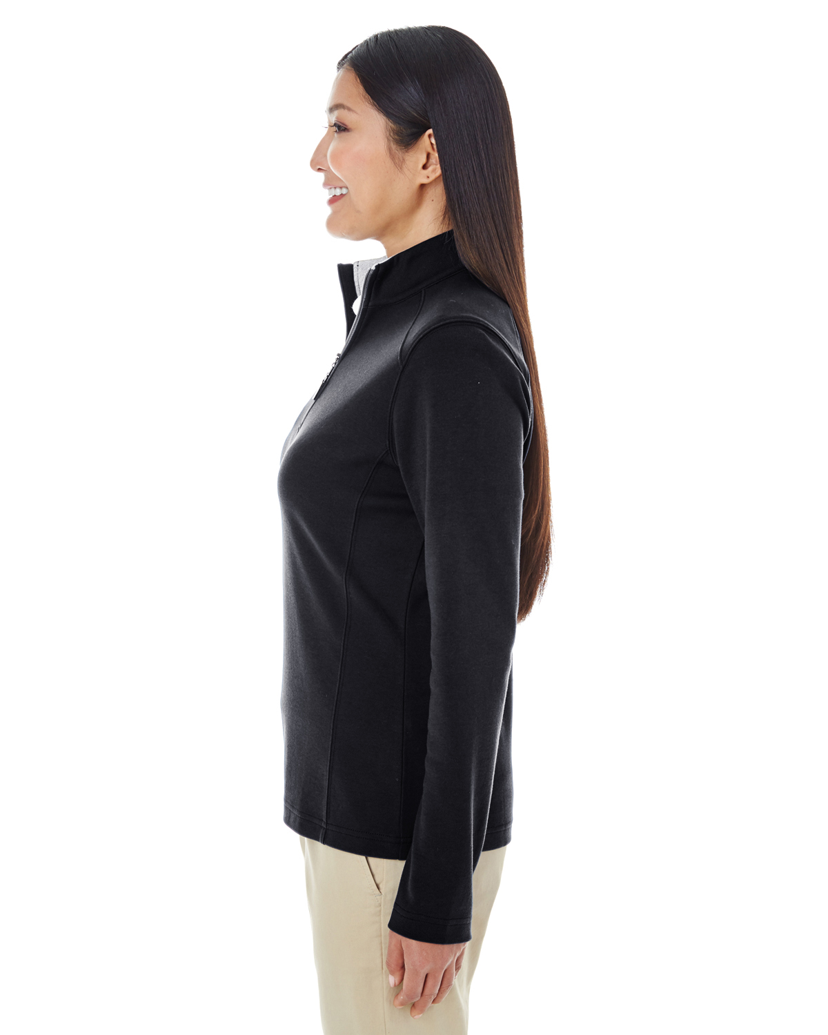 Devon & Jones DG479W Black / Gray Heather / Graphite