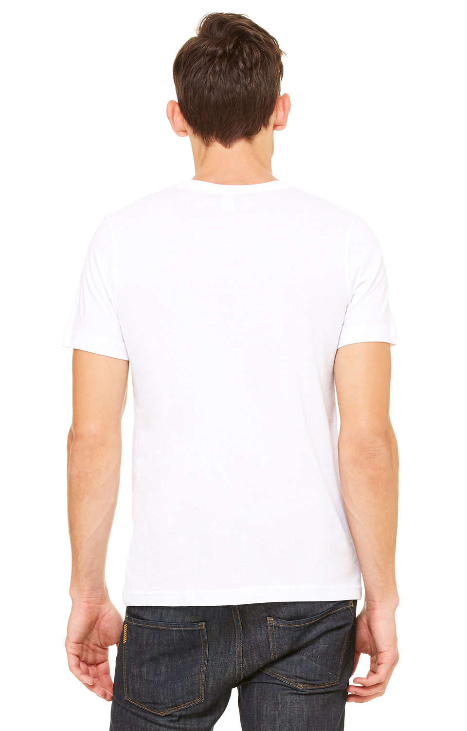 Bella + Canvas 3021 White / Heather Athletic