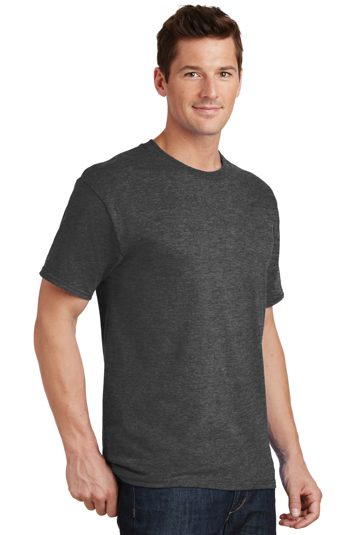 Port & Company PC54 Dark Heather Gray