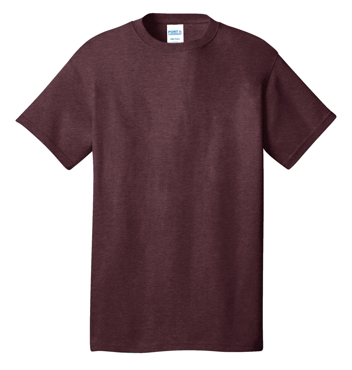 Port & Company PC54 Heather Athletic Maroon