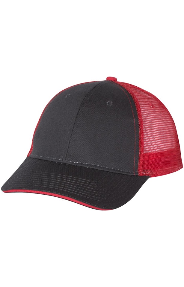 Valucap S102 Charcoal / Red