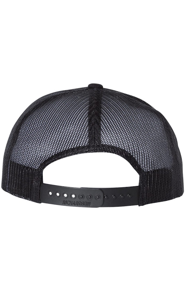 Richardson Foam Trucker Cap 113 Black Jiffy - Main Image