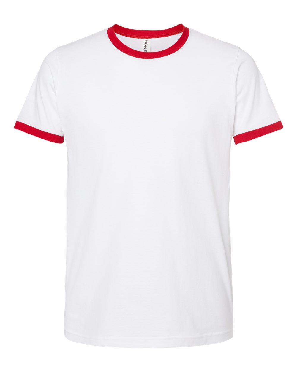 Tultex 0246TC White/ Red