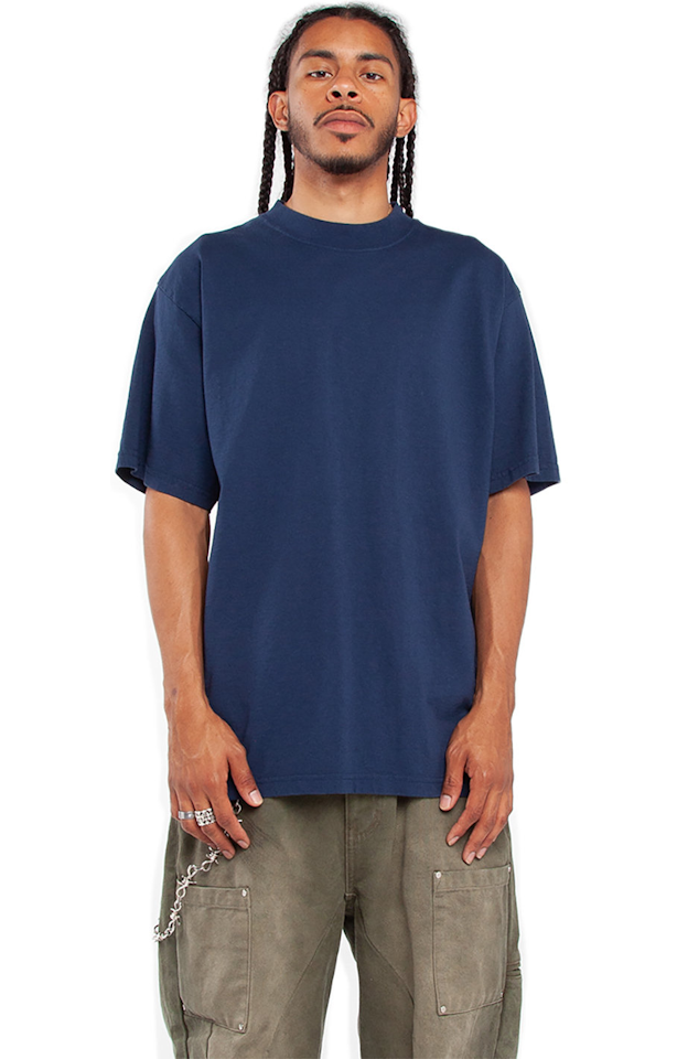 Shaka Wear Garment Dyed Crewneck T Shirt Shgd Midnight Jiffy