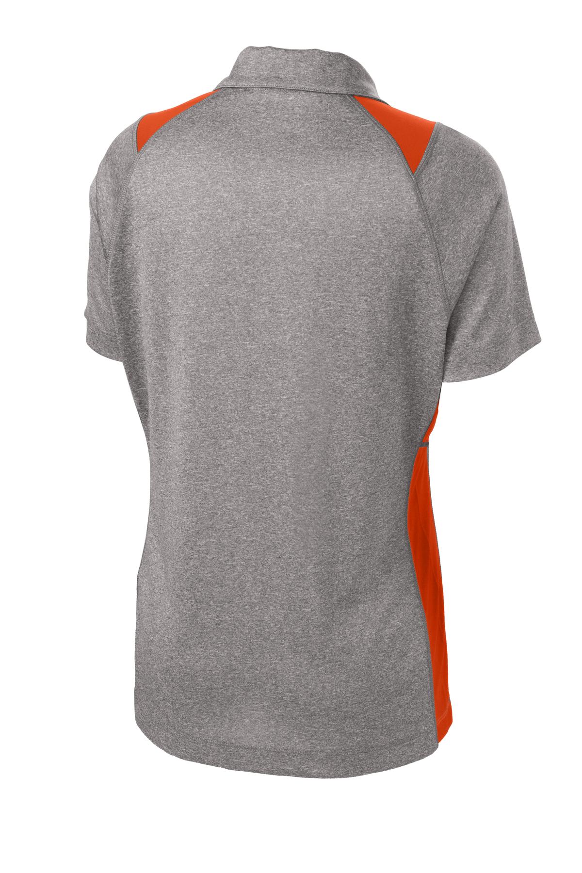 Sport-Tek LST665 Vintage Heather / Deep Orange