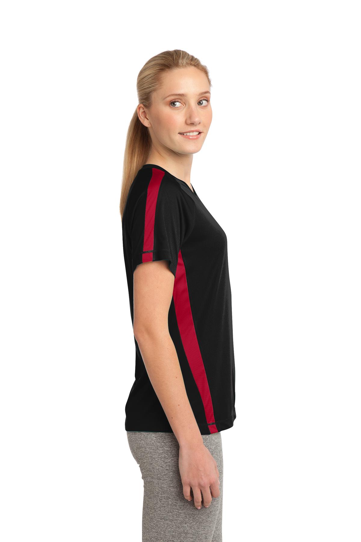 Sport-Tek LST351 Black / True Red