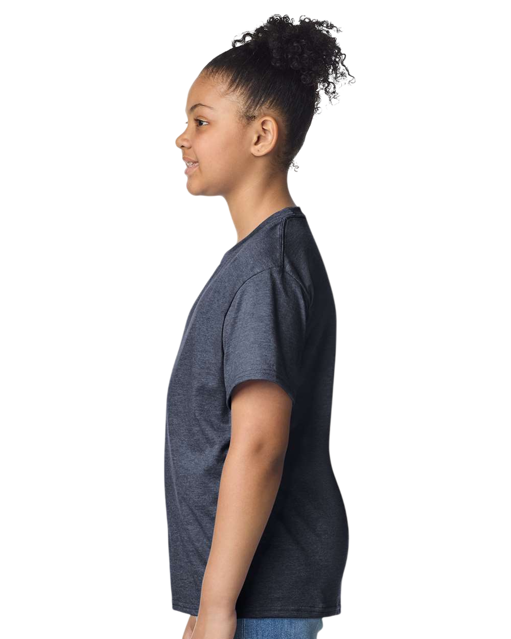 Gildan G300B Heather Navy