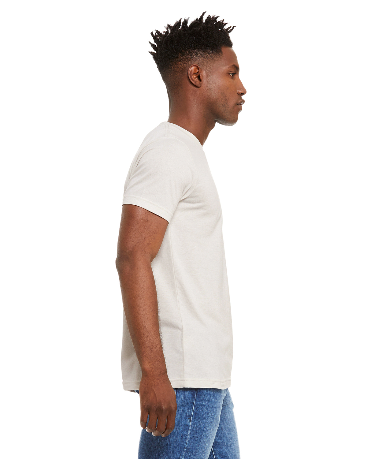 Bella + Canvas 3001CVC Heather Cement