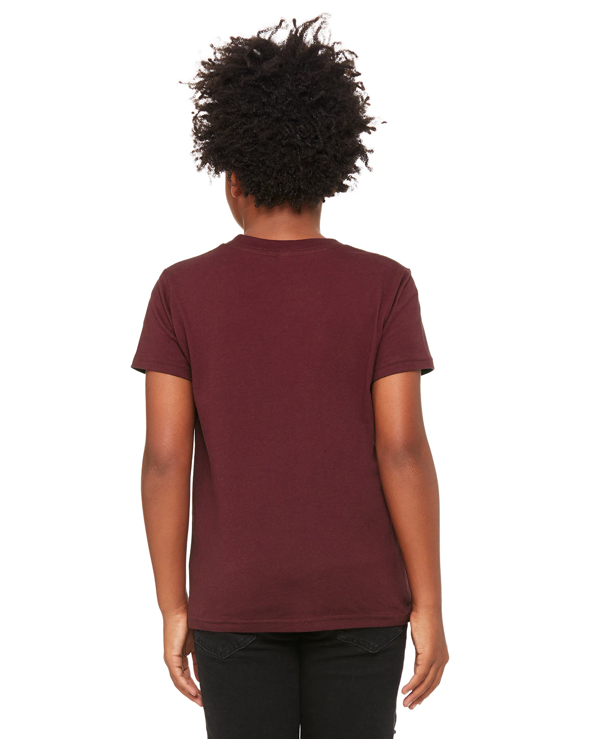 Custom T-Shirts | Bella + Canvas 3001Y Maroon | Fast Delivery | Jiffy