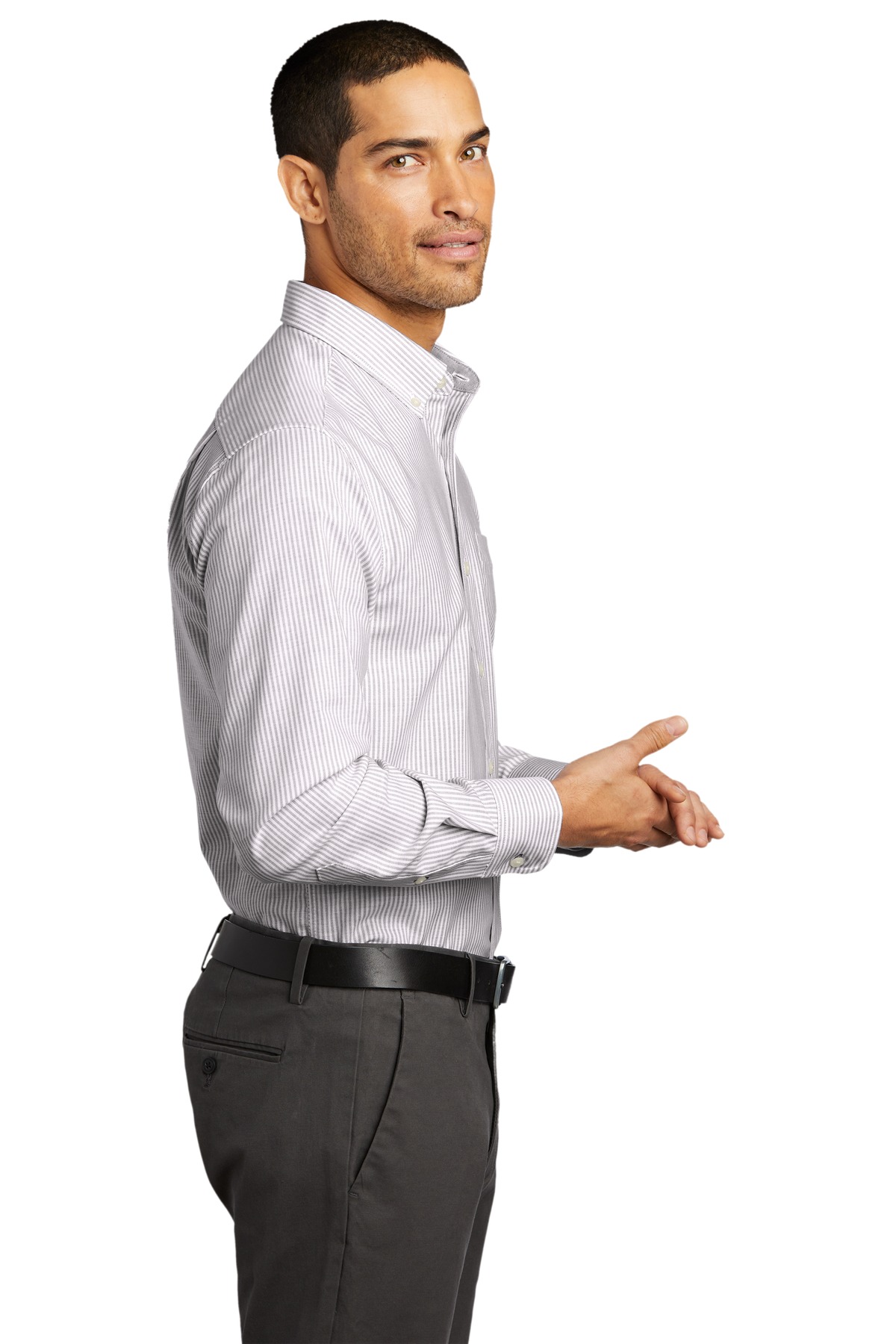 Port Authority W657 Gusty Gray / White