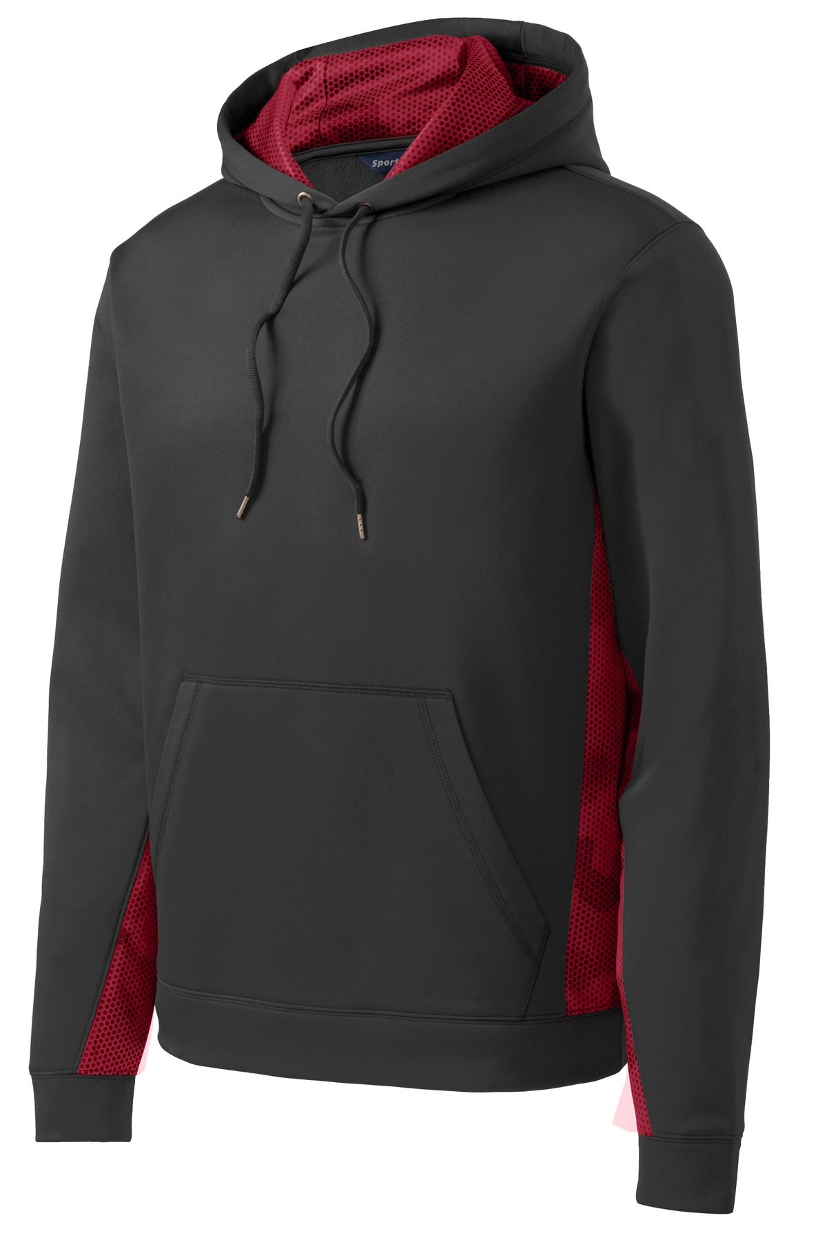 Sport-Tek ST239 Black / Deep Red
