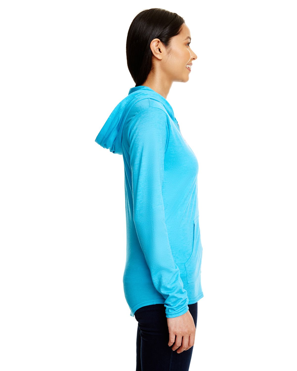 Anvil 6759L Heather Caribbean Blue