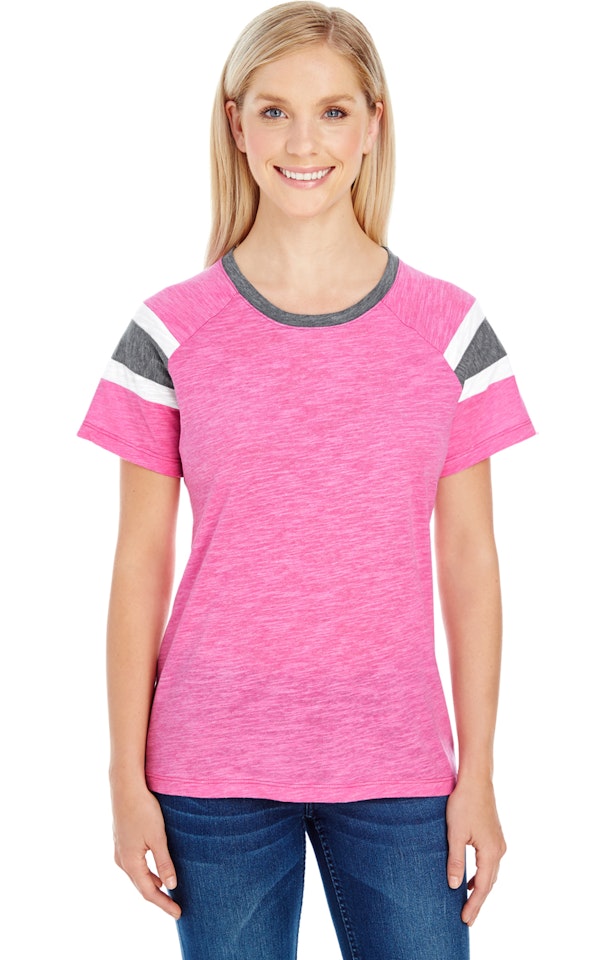 Augusta Sportswear 3011 Pw Pink / Slt / White
