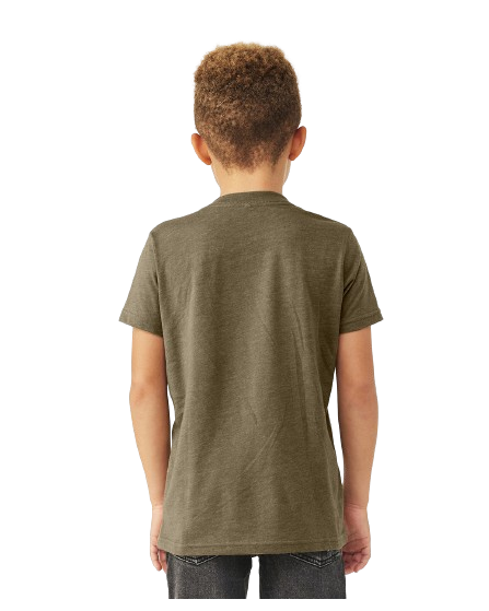 Bella + Canvas 3001YCVC Heather Olive