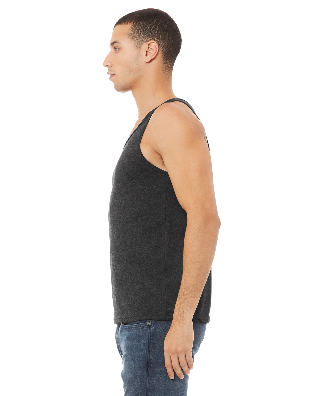 Bella + Canvas 3480CVC Heather Dark Gray